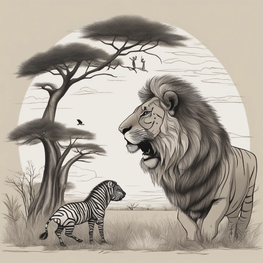 El León y la Cebra