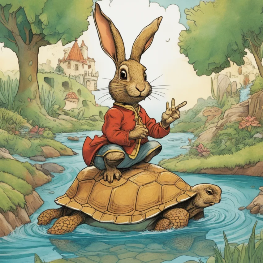 La carrera del Conejo y la Tortuga