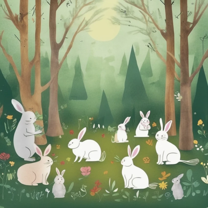 Los conejitos del bosque